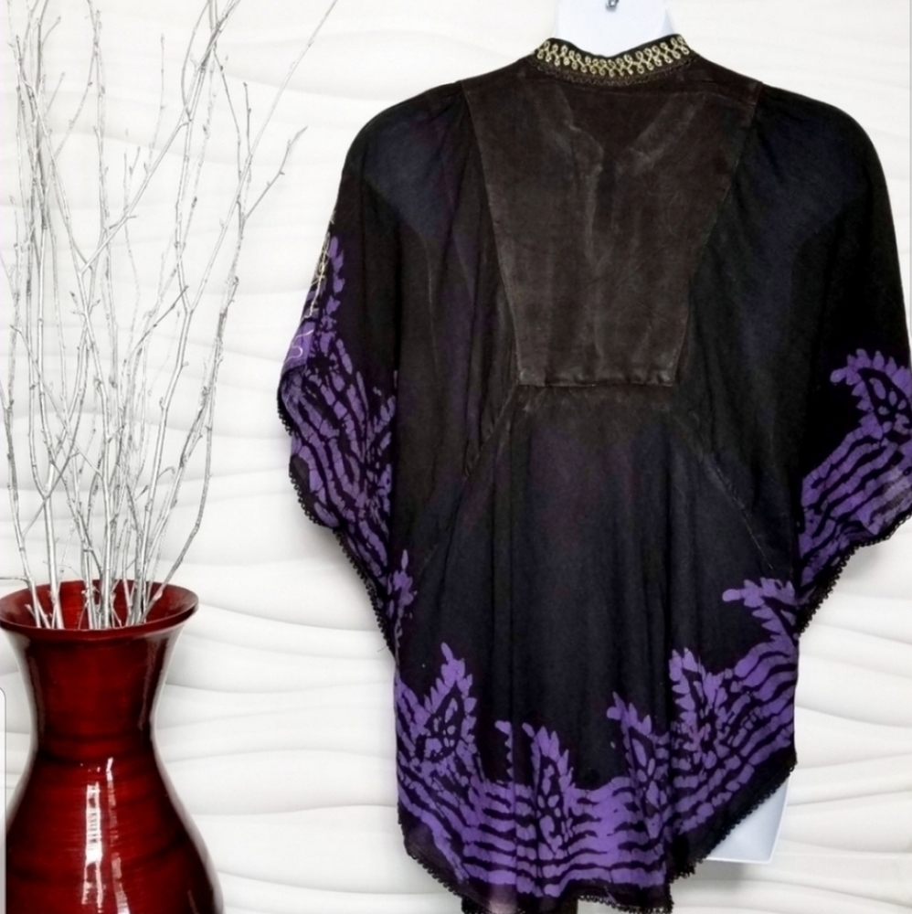 LADDI EMBROIDERED NCHO TOP ONE SIZE - Picture 7 of 11
